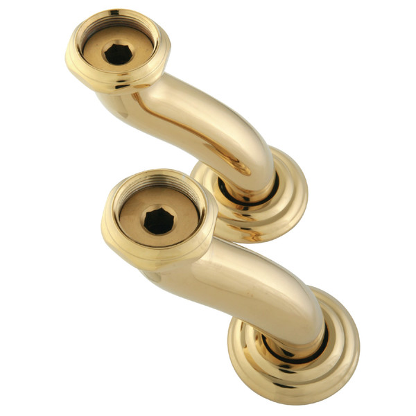 Kingston Brass Deck Mount, Tub Filler, Polished Brass CCU402